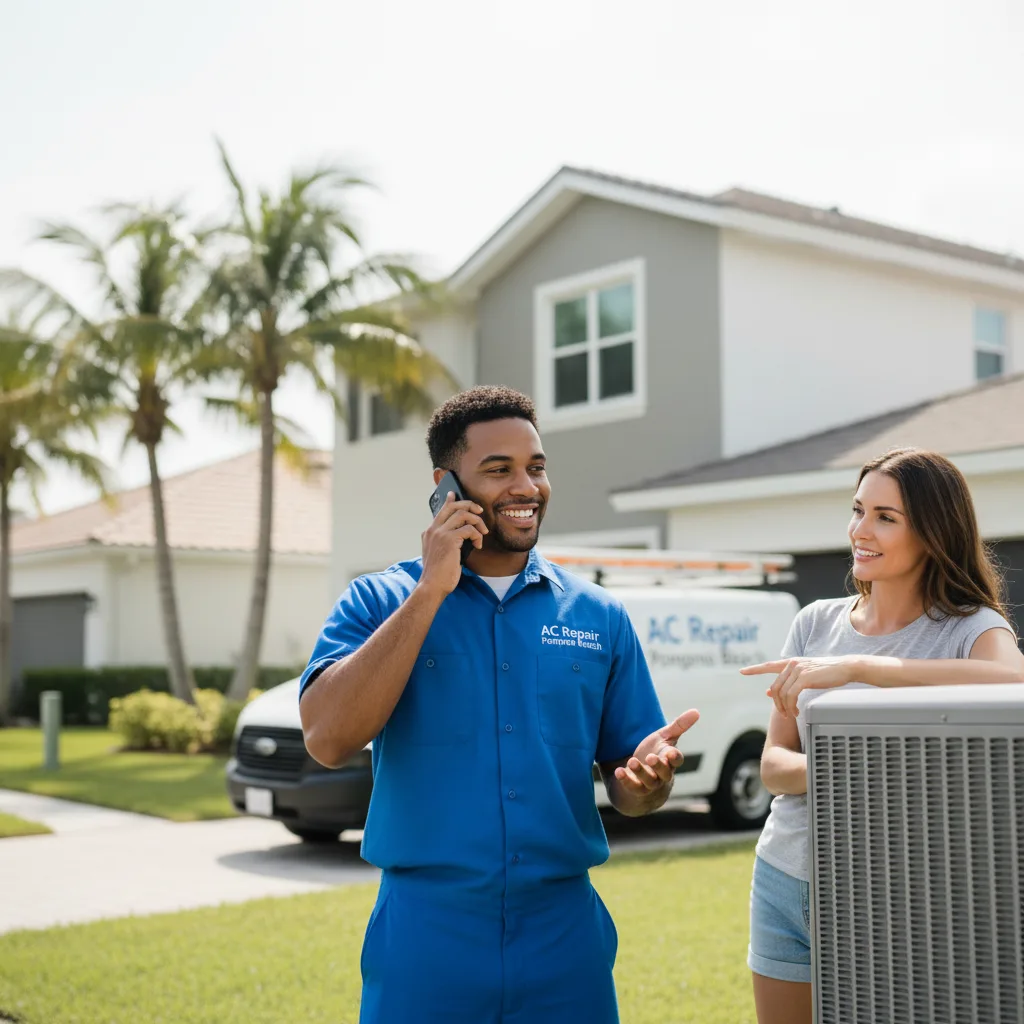 AC Repair Pompano Beach customer support in Port Trevorton